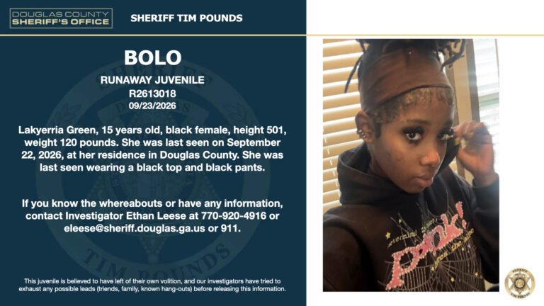 BOLO: Juvenile, Lakyerria Green
